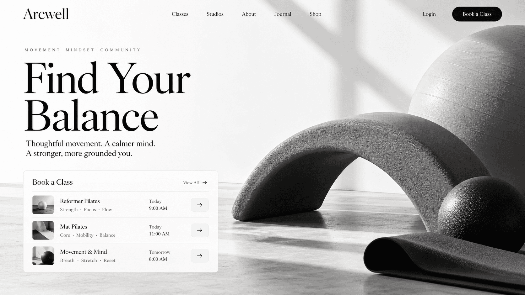 Arcwell website preview