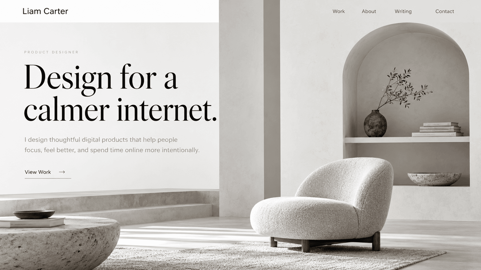 Liam Carter website preview
