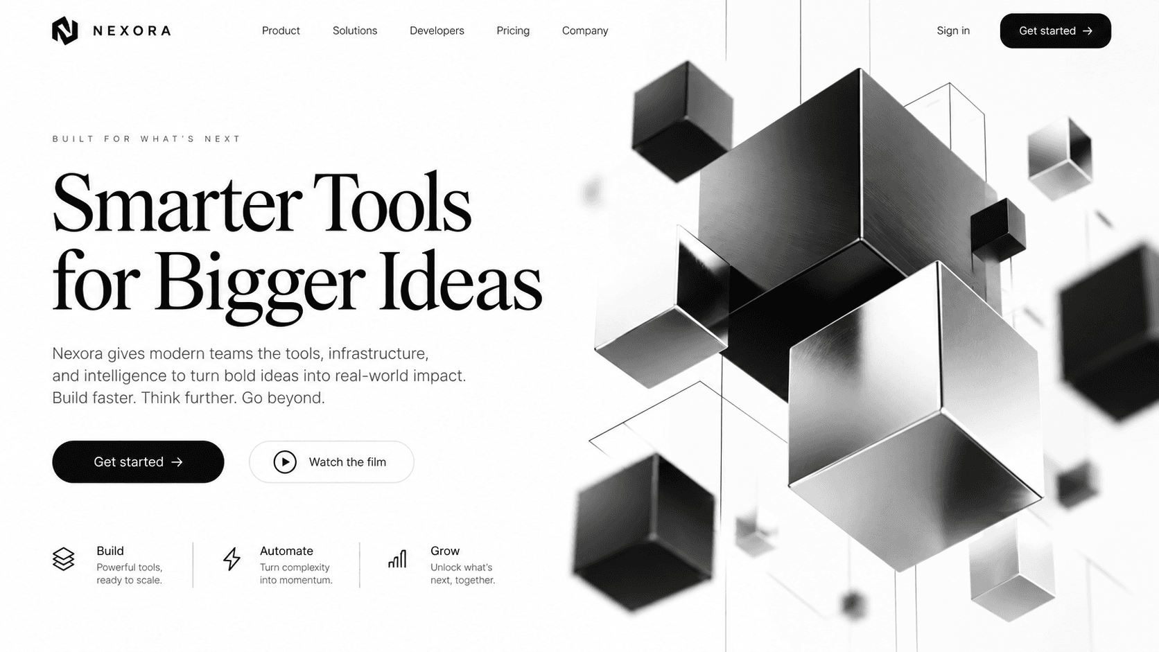Nexora website preview